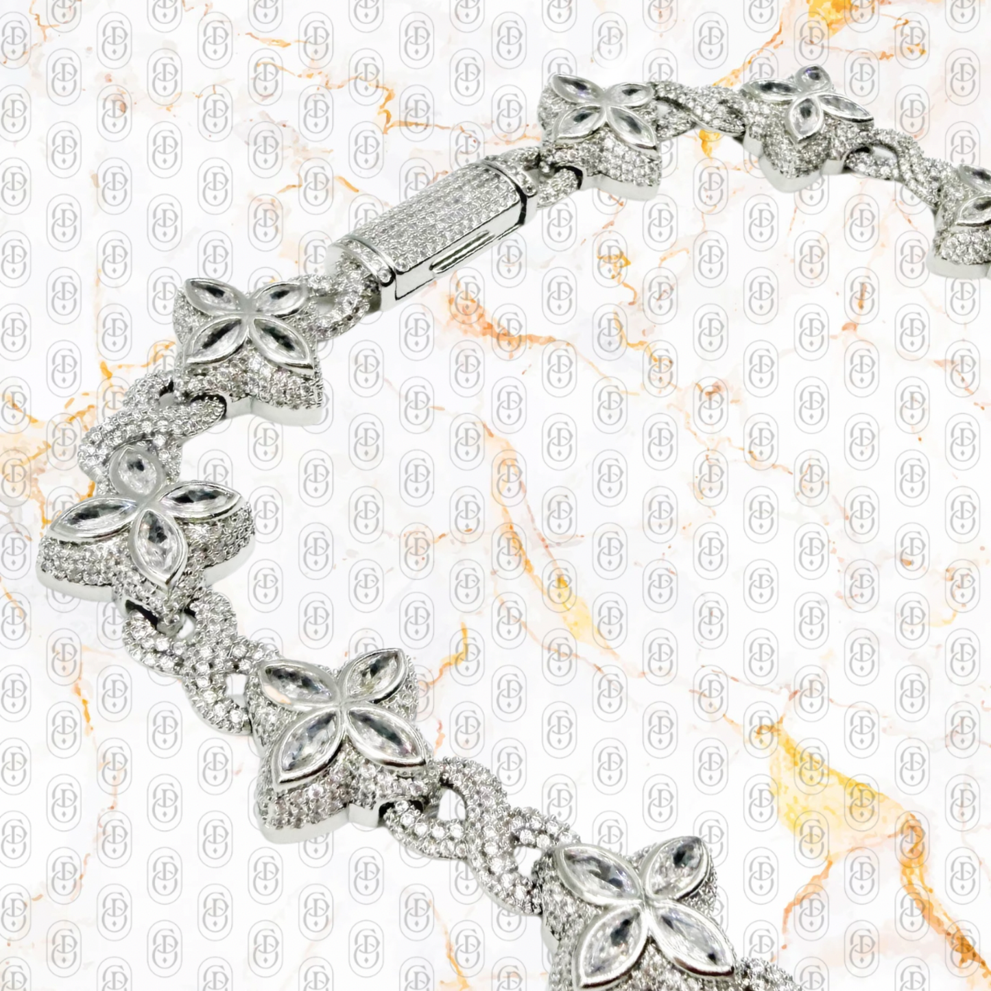 Lucky Royal 2.0 Total Ice - CADENA SILVER 12MM