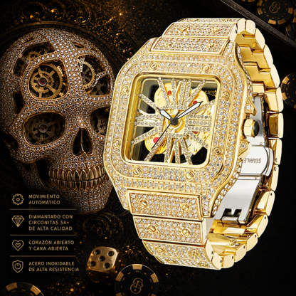 Reloj Capo Skeleton - Imperial Gold