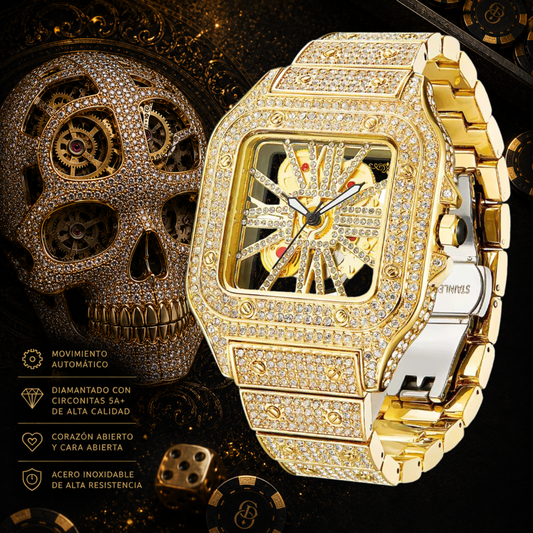 Reloj Capo Skeleton - Imperial Gold