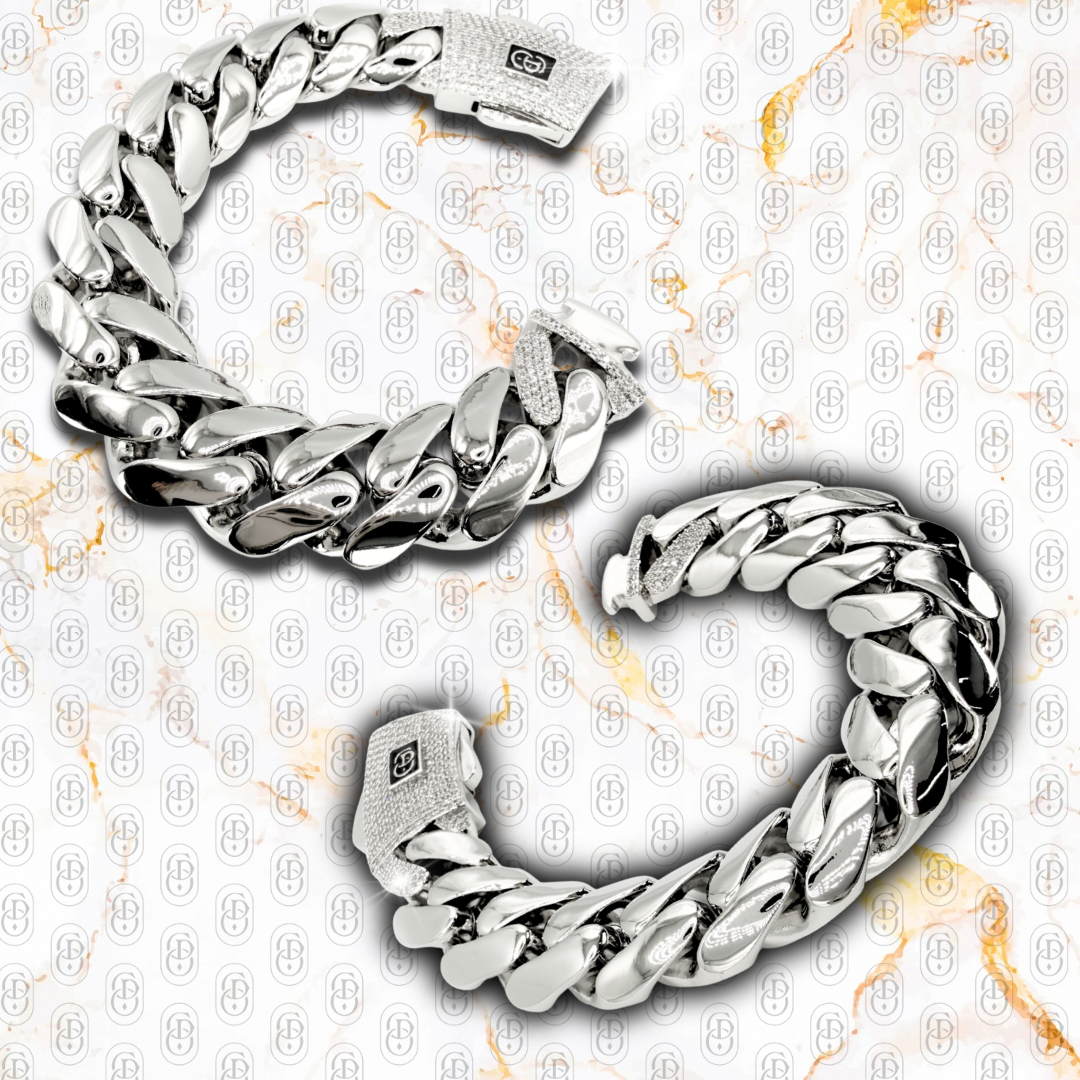 Royal Cuban Link - BRAZALETE SILVER 18mm