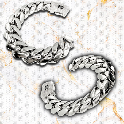 Royal Cuban Link - BRAZALETE SILVER 18mm