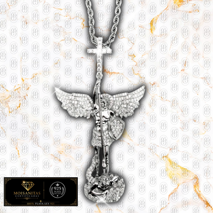 Arcangel Celestium - COLGANTE SILVER  (Plata de Ley 925/ Moisanitas)