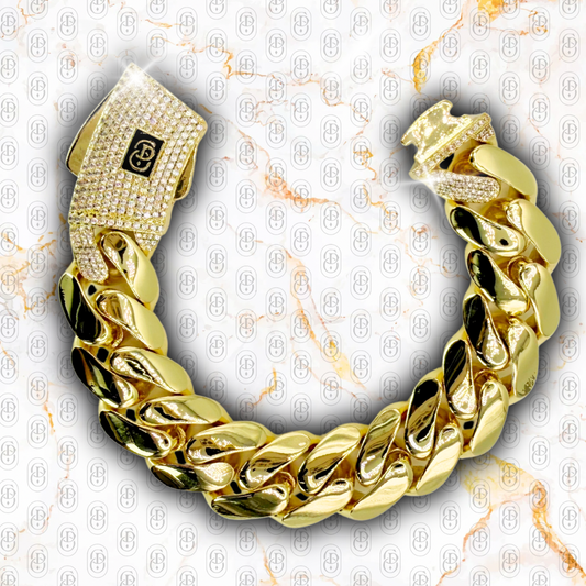 Royal Cuban Link - BRAZALETE GOLD 18mm