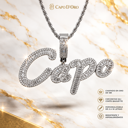 Colgante - Baguette Signature Personalizado