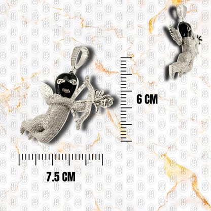 Angel Noir - COLGANTE SILVER