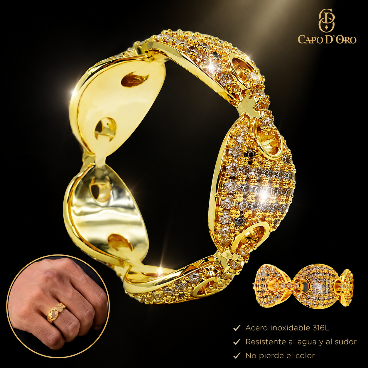Medusa Royal - ANILLO GOLD