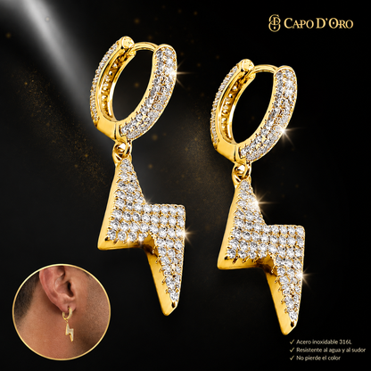 Fulmine D’Oro - PENDIENTES GOLD