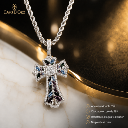 Croce Prisma - COLGANTE SILVER