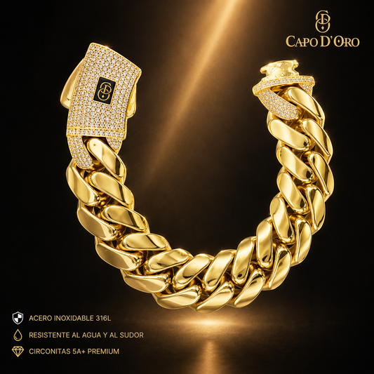 Royal Cuban Link - BRAZALETE GOLD 18mm