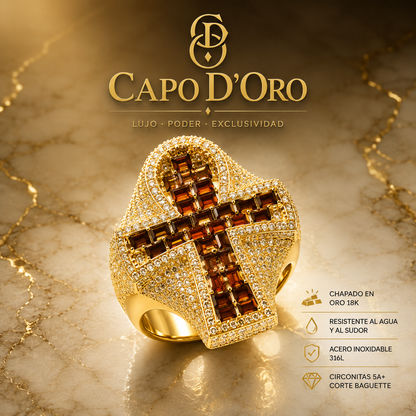 Ankh Imperial Red - ANILLO GOLD