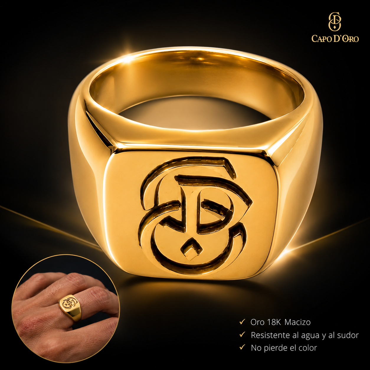 Emblema Capo - ANILLO GOLD