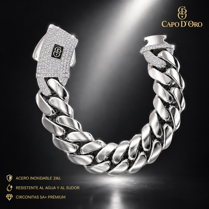 Royal Cuban Link - BRAZALETE SILVER 18mm