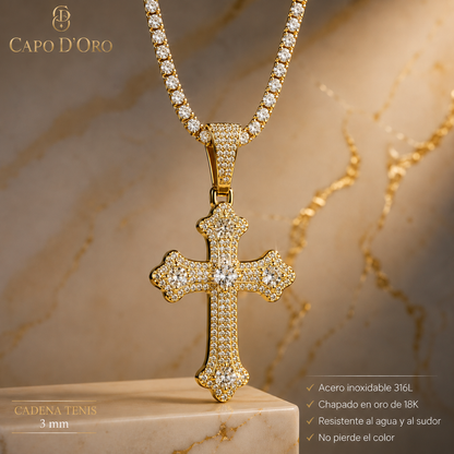 Cruz Celestiale - COLGANTE GOLD