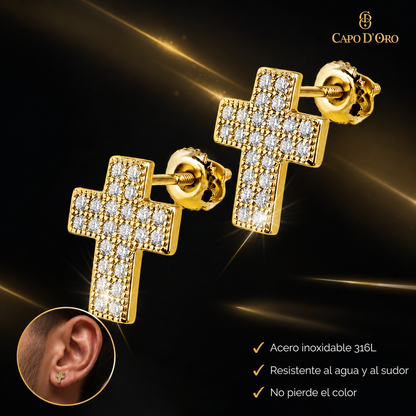 Lux Crusis - PENDIENTES GOLD
