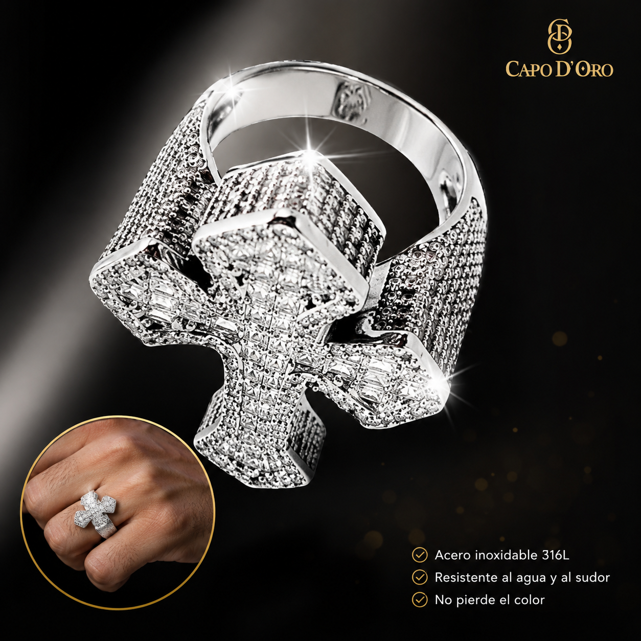 Imperium Cross - ANILLO SILVER
