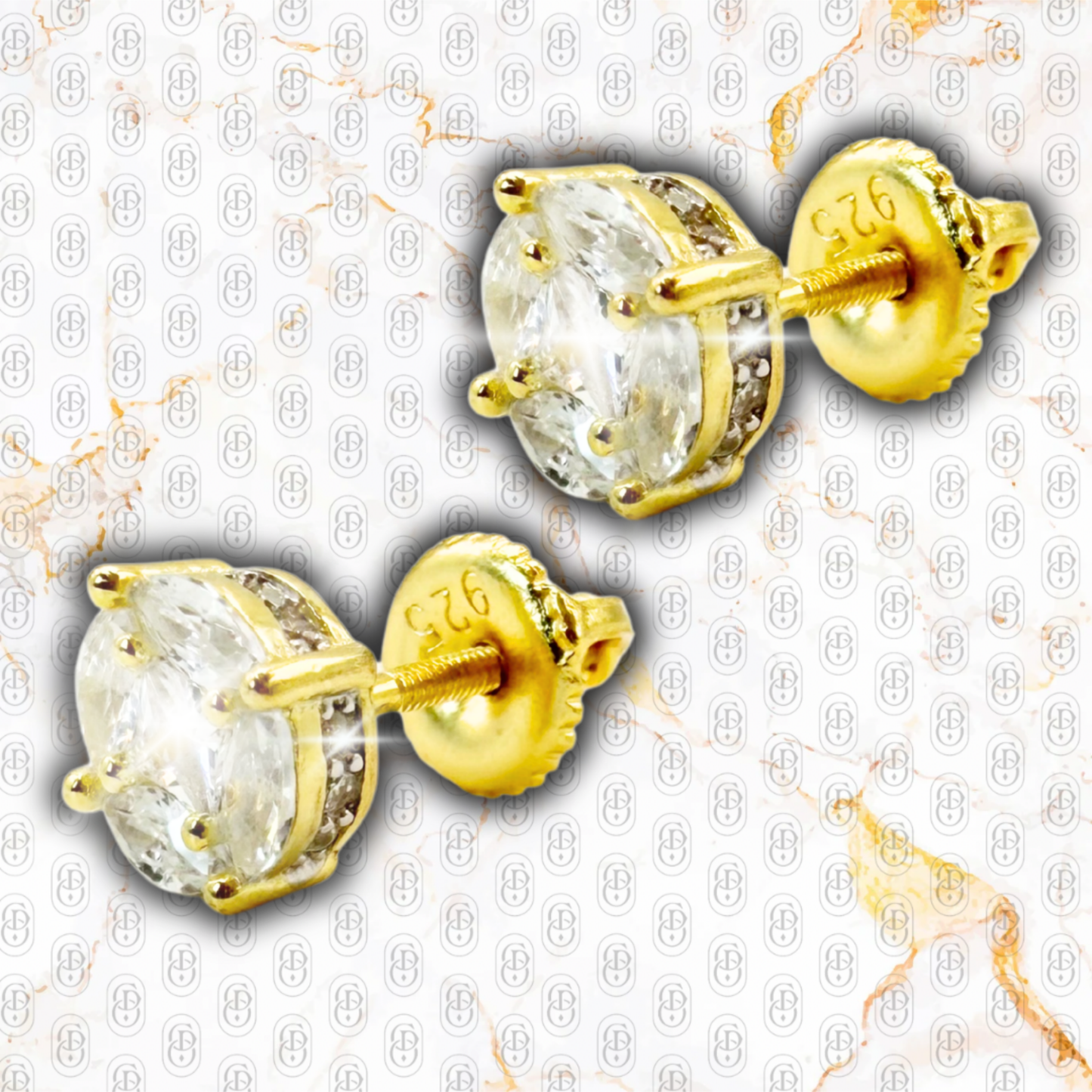 Cubic Royale - PENDIENTES GOLD