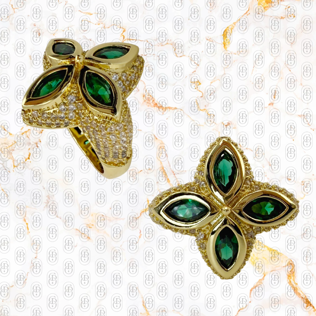 Lucky Royal Emerald - ANILLO GOLD
