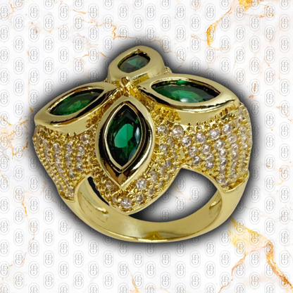 Lucky Royal Emerald - ANILLO GOLD