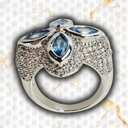 Lucky Royal Blue Sapphire - ANILLO SILVER