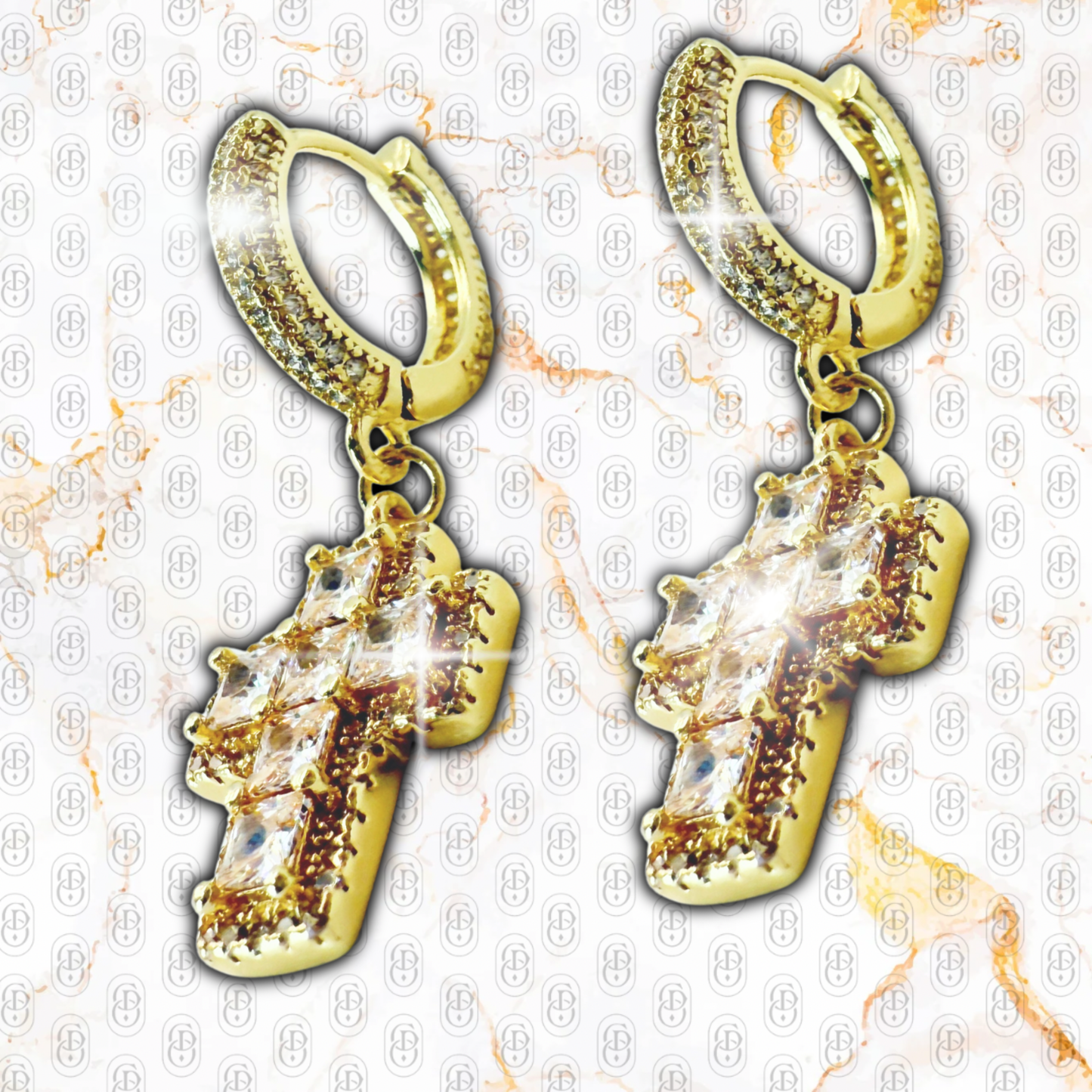 Imperial Cross Gold - PENDIENTES
