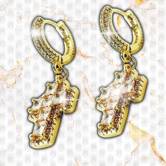 Imperial Cross Gold - PENDIENTES