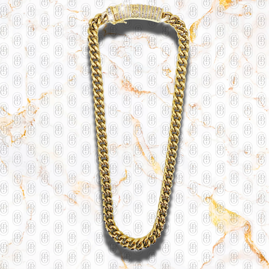 Monacci 14k - CADENA GOLD 10mm