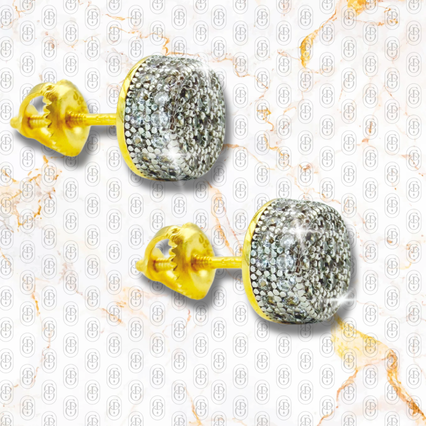 Imperium Pavé - PENDIENTES GOLD