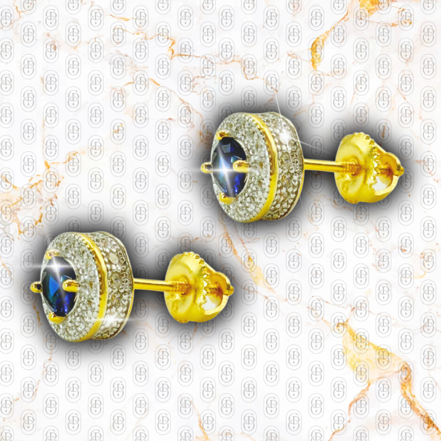Azur Imperial - PENDIENTES GOLD