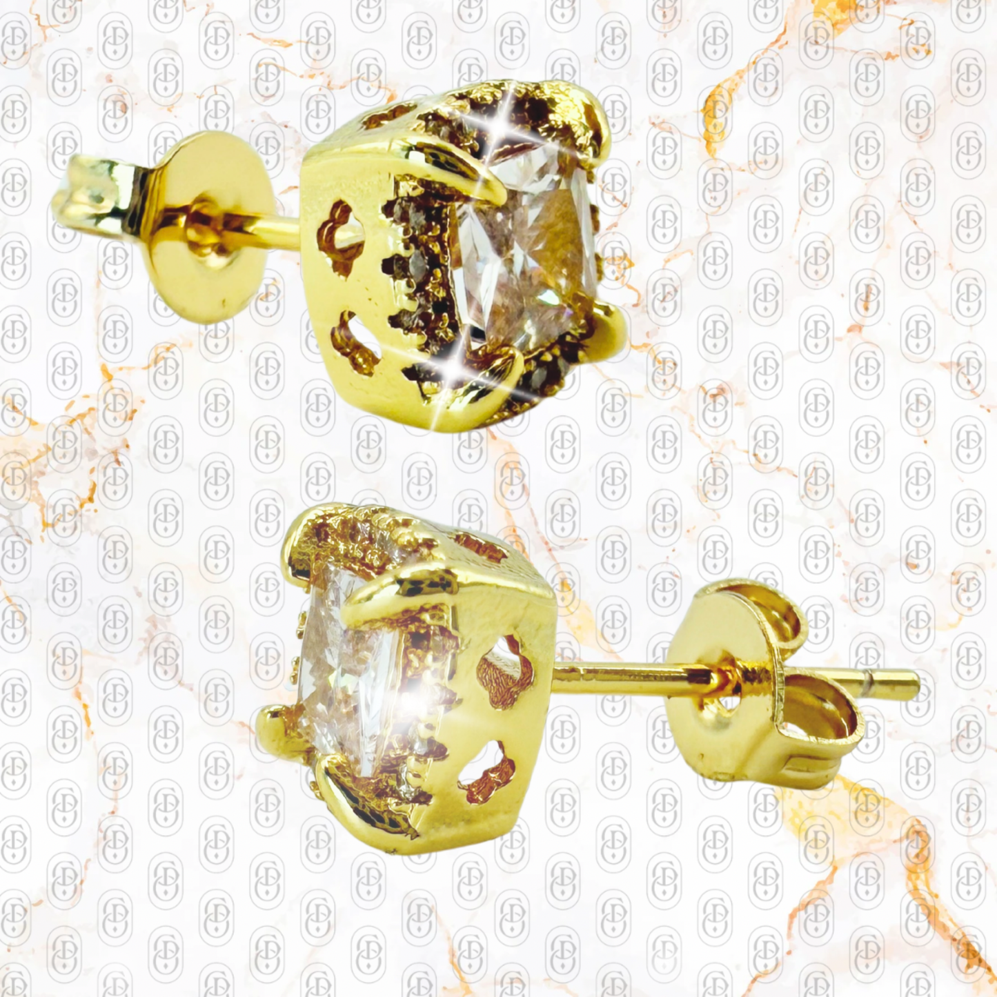 Imperium Square - PENDIENTES GOLD