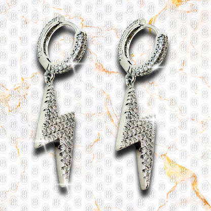 Fulmine D’Oro - PENDIENTES SILVER