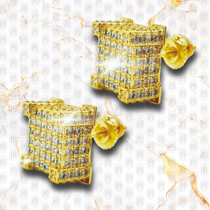 Dominion Pavé - PENDIENTES GOLD