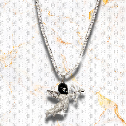 Angel Noir - COLGANTE SILVER