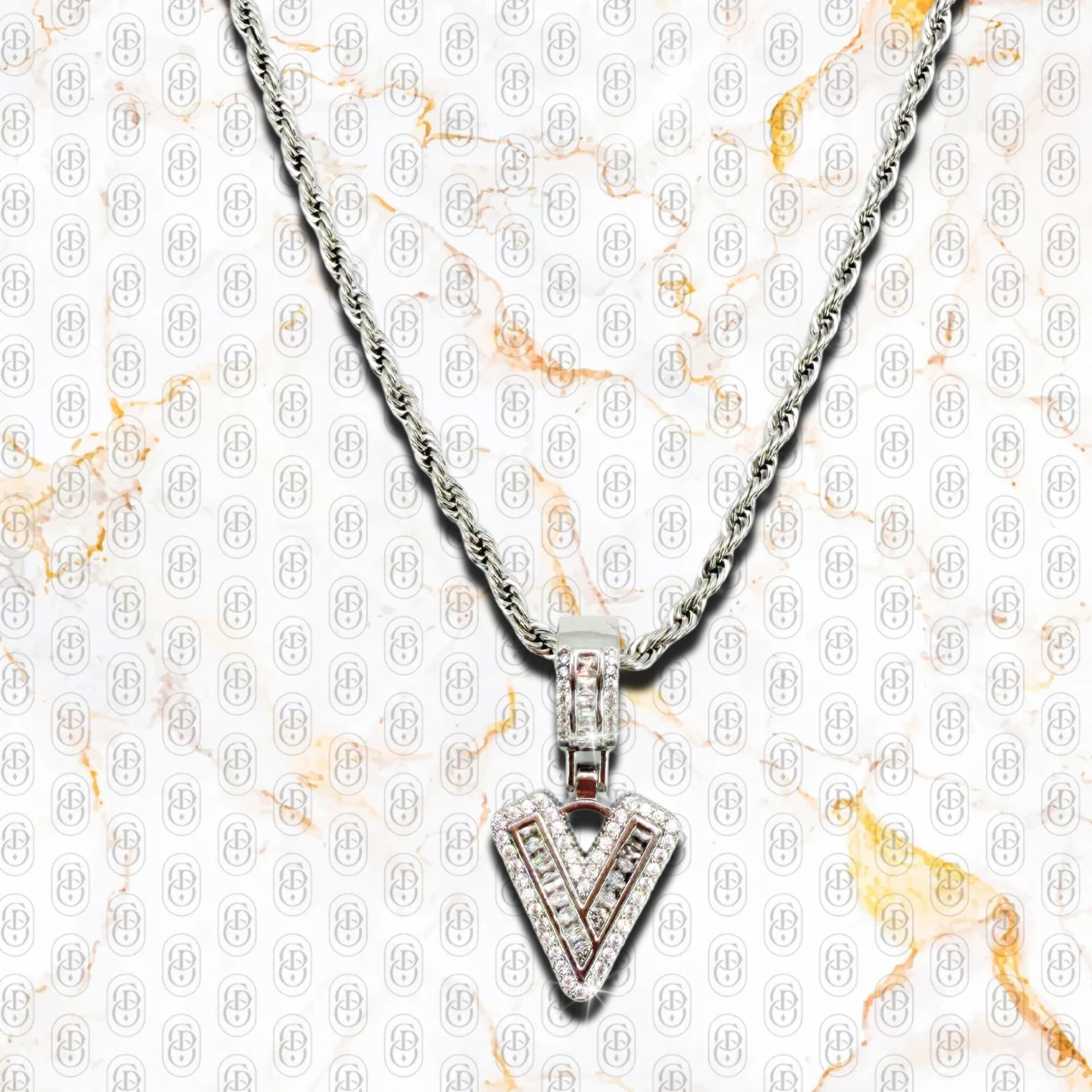 Capo D’Oro Initial Pendant - COLGANTE SILVER