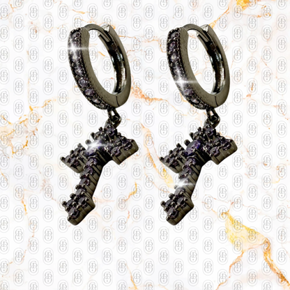Noctis Cross - PENDIENTES BLACK