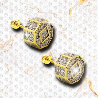 Imperium Cube - PENDIENTES GOLD