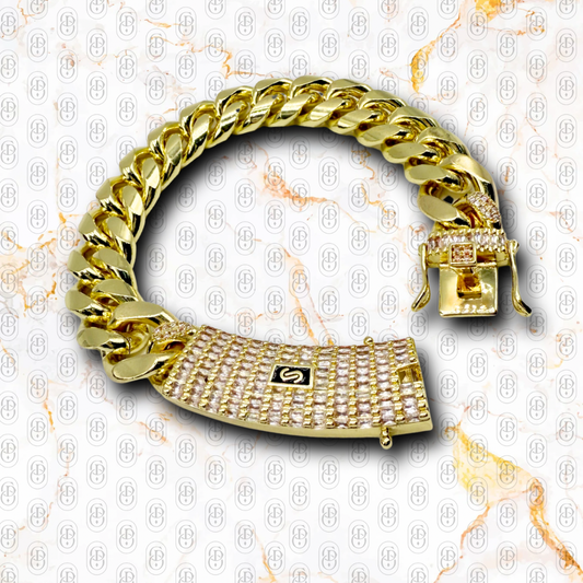 Élite Cuban Link - BRAZALETE 14K