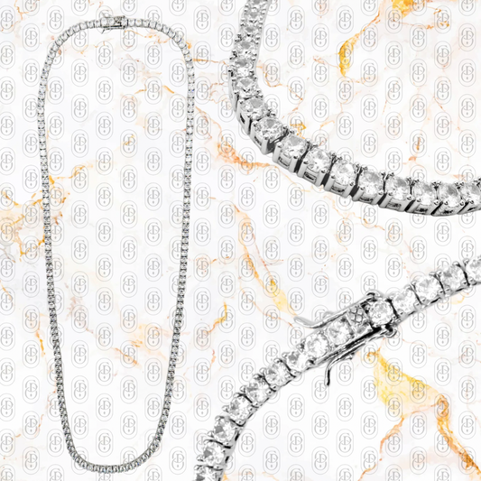 Tenis - CADENA SILVER 3mm / 5mm