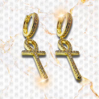 Ankh Lux - PENDIENTES GOLD