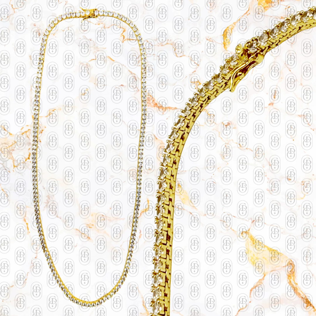 Tenis - CADENA GOLD 3mm / 5mm