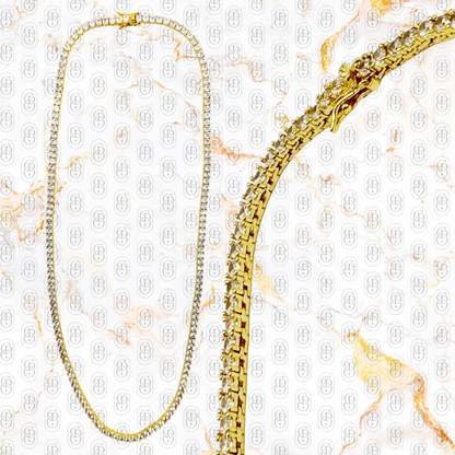 Tenis - CADENA GOLD 3mm / 5mm