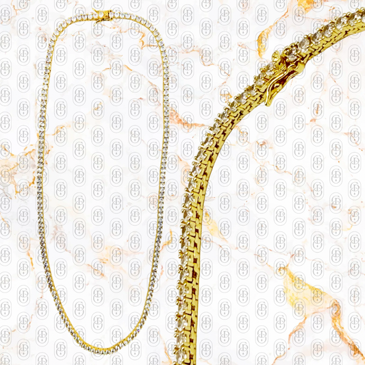 Tenis - CADENA GOLD 3mm / 5mm