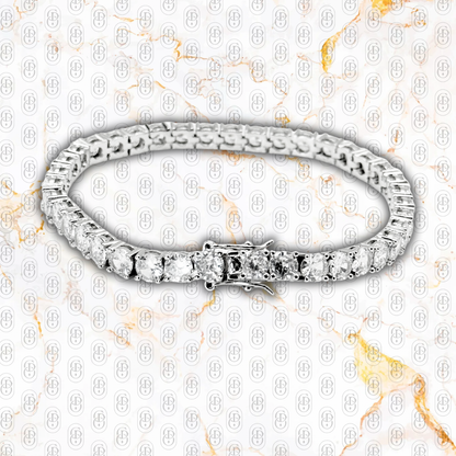 Tenis - BRAZALETE SILVER 3mm / 5mm