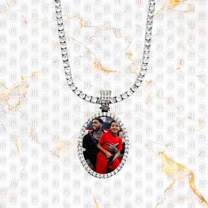 Oval Memories - COLGANTE SILVER PERSONALIZADO