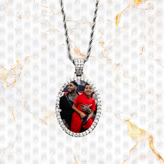 Oval Memories - COLGANTE SILVER PERSONALIZADO