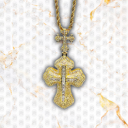 Divine Royal Cross - COLGANTE GOLD