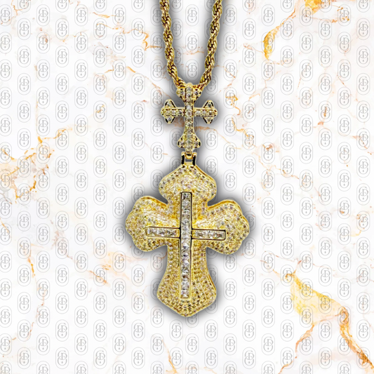 Divine Royal Cross - COLGANTE GOLD