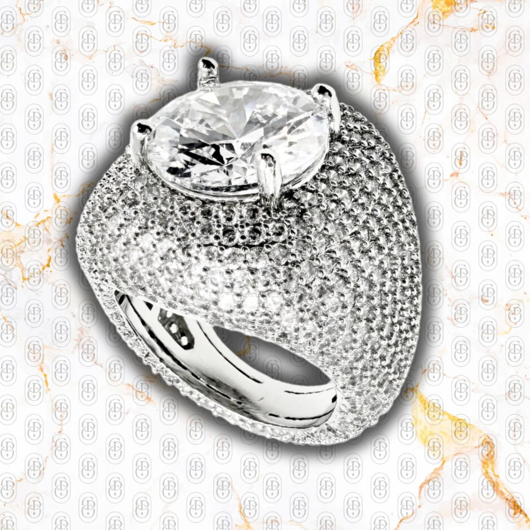 Crown Dome - ANILLO SILVER
