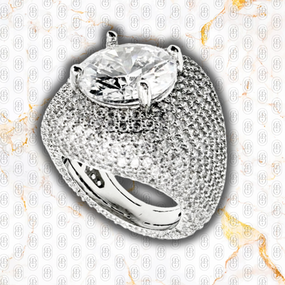 Crown Dome - ANILLO SILVER