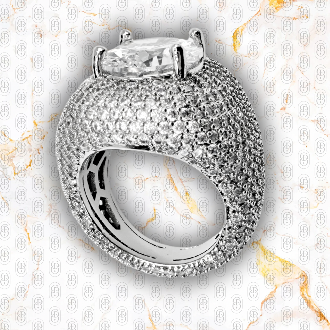 Crown Dome - ANILLO SILVER