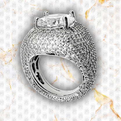 Crown Dome - ANILLO SILVER